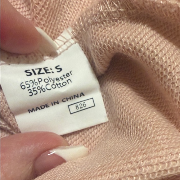 Pink Floral Star Pullover Hoodie - Picture 6 of 7